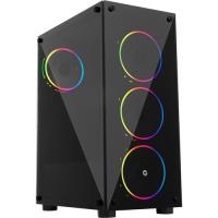FRISBY FC-9290G 400W RAINBOW 4x D.ring Fan Midi Tower Atx Bilgisayar Kasası - 1